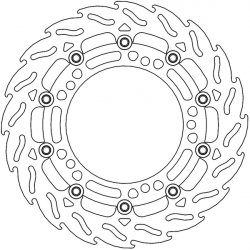 Спирачен диск MOTO-MASTER BRAKE ROTOR FLOAT FLAME KAWASAKI Z 400 ABS 23