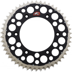 Заден пиньон RENTHAL Twinring™ Rear Sprocket 520 50T BK SC HUSQ/KTM