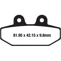 Накладки за мотор EBC SINTERED HH FA710HH