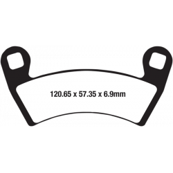 Накладки за мотор EBC SINT R SERIES FA656R Накладки за мотор EBC SINT R SERIES FA656R
