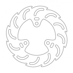 Спирачен диск MOTO-MASTER MM FLAME DISC APRILIA MOJITO 50 CUSTOM