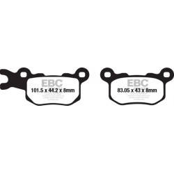 Накладки EBC BRAKE PAD CARBON TT DIRT