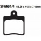 Накладки за мотор EBC SFA ORG SCOOTER SFA661/4 thumb