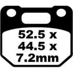 Накладки за мотор EBC FA SER ORGANIC FA110