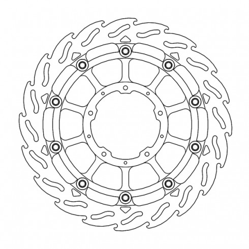 Спирачен диск MOTO-MASTER BRAKE ROTOR FLOAT FLAME R HONDA CBR 1000 RR-R ABS Спирачен диск MOTO-MASTER BRAKE ROTOR FLOAT FLAME R HONDA CBR 1000 RR-R ABS