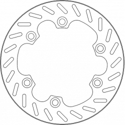 Заден спирачен диск MOTO-MASTER BRAKE DISC VINT REAR HONDA CR 125 R