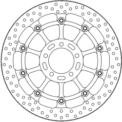 Преден спирачен диск MOTO-MASTER BRAKE DISC FRONT HALO L/R DUCATI MULTISTRADA V4 1200 ABS 23