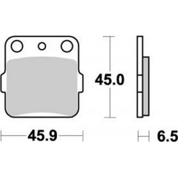 Спирачни накладки MOTO-MASTER MOTOMASTER BRAKEPAD NITRO CRF 150 R Спирачни накладки MOTO-MASTER MOTOMASTER BRAKEPAD NITRO CRF 150 R