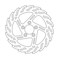 Спирачен диск MOTO-MASTER BRAKE ROTOR FIX FLAME L Harley Davidson XL 1200 X 13