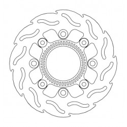 Спирачен диск MOTO-MASTER BRAKE ROTOR FIX FLAME ABS-FIT KAWASAKI Z 650 RS ABS 23