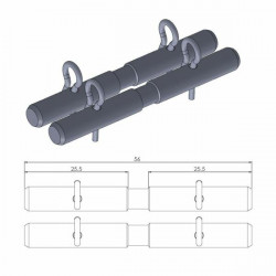 Щифтове за супорти MOTO-MASTER BRAKE CALIPER PIN YAMAHA XJR 1300 16 Щифтове за супорти MOTO-MASTER BRAKE CALIPER PIN YAMAHA XJR 1300 16