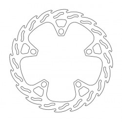 Спирачен диск MOTO-MASTER FLAME DISC FRONT FIX LEFT SRV 850