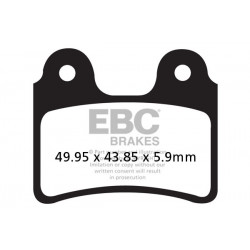 Накладки EBC TT Sport Carbon Fusion Brake Pads BETA EVO 