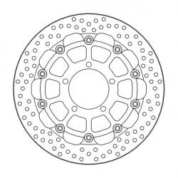 Спирачен диск MOTO-MASTER BRAKE ROTOR FLOAT ROUND RACE TRIUMPH STREET TRIPLE 765 R ABS Спирачен диск MOTO-MASTER BRAKE ROTOR FLOAT ROUND RACE TRIUMPH STREET TRIPLE 765 R ABS