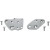 Адаптерни плочи ACCUTRONIX kick back forward controls chrome ACCUTRONIX FCKB103-C Адаптерни плочи ACCUTRONIX kick back forward controls chrome ACCUTRONIX FCKB103-C thumb