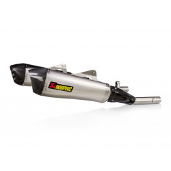 Slip-on line dual muffler titanium carbon end cap AKRAPOVIC S-B16SO5-HZAAT