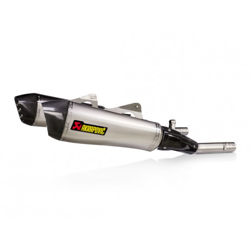 Slip-on line dual muffler titanium carbon end cap AKRAPOVIC S-B16SO5-HZAAT Slip-on line dual muffler titanium carbon end cap AKRAPOVIC S-B16SO5-HZAAT