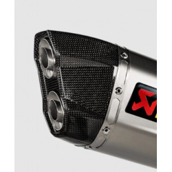 Крайна капачка комплект carbon black AKRAPOVIC V-EC373