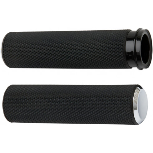 Ръкохватки knurled fusion throttle by cable chrome ARLEN NESS 07-324 Ръкохватки knurled fusion throttle by cable chrome ARLEN NESS 07-324