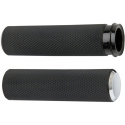 Ръкохватки knurled fusion throttle by wire chrome ARLEN NESS 07-326 Ръкохватки knurled fusion throttle by wire chrome ARLEN NESS 07-326