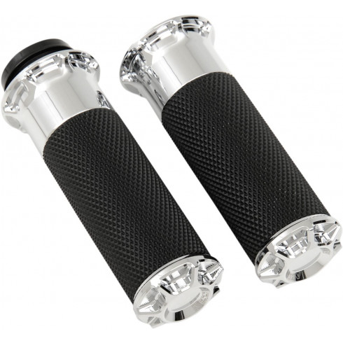 Ръкохватки beveled fusion throttle by wire chrome ARLEN NESS 07-328 Ръкохватки beveled fusion throttle by wire chrome ARLEN NESS 07-328