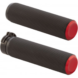 Ръкохватки - knurled - cable - червени ARLEN NESS 07-336