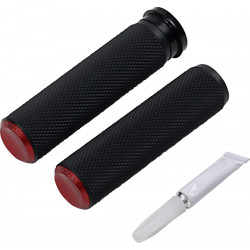 Ръкохватки - knurled - tbw - червени ARLEN NESS 07-346