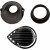 Въздушен филтър ROUGH CRAFTS round all black ARLEN NESS RC-600-021 Въздушен филтър ROUGH CRAFTS round all black ARLEN NESS RC-600-021 thumb