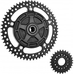 Комплект за задвижване с верига JAGGED 57 зъба черен ARLEN NESS 300-203