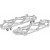 Шофьорска подложка diamond chrome ARLEN NESS 410-054 thumb
