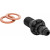 Болт banjo bleeder 10mm black 12-pt frt caliper touring ARLEN NESS 300-822 thumb