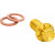 Банжо болт 3/8-24 gold 12-pt f/r mc 00-07 touring ARLEN NESS 300-826 thumb