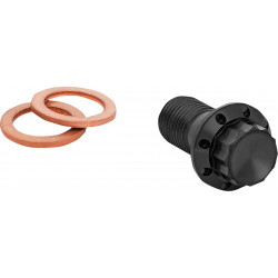 Болт banjo M10x1.0 черен 12-pt f/r MC touring ARLEN NESS 300-828 Болт banjo M10x1.0 черен 12-pt f/r MC touring ARLEN NESS 300-828