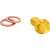Банжо болт M10x1.25 gold 12-pt single f/r MC Softail ARLEN NESS 300-832 thumb