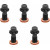 Банжо болт 5-PK 12 точки M10x1.0 черен F/R MC touring ARLEN NESS 300-858 thumb