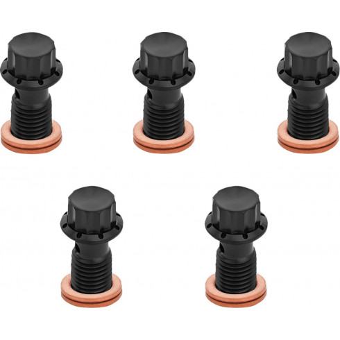Банжо болт 5-PK M12x1.25 BLACK 12-PT DUAL F/R MC SOFTAIL ARLEN NESS 300-864 Банжо болт 5-PK M12x1.25 BLACK 12-PT DUAL F/R MC SOFTAIL ARLEN NESS 300-864