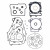 Комплект гарнитури KXF450 ATHENA P400250900072 thumb