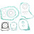 Комплект гарнитури ATHENA P400485850350 Комплект гарнитури ATHENA P400485850350 thumb