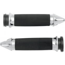 Ръкохватки custom contour spike throttle-by-wire chrome AVON GRIPS CC-85-CH-SPK-FL Ръкохватки custom contour spike throttle-by-wire chrome AVON GRIPS CC-85-CH-SPK-FL