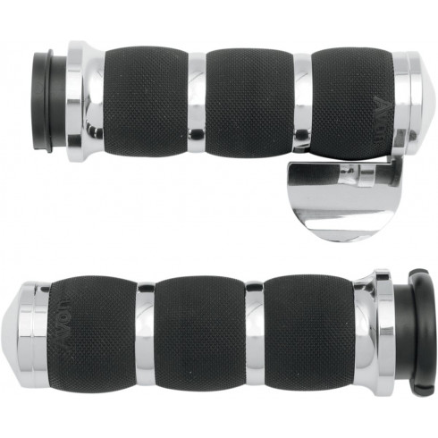 Грипове air cushion chrome throttle-by-wire с throttle boss AVON GRIPS AIR-90-CH-FLY-B Грипове air cushion chrome throttle-by-wire с throttle boss AVON GRIPS AIR-90-CH-FLY-B