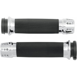 Ръкохватки custom contour gatlin chrome throttle-by-wire AVON GRIPS CC-85-CH-FL-GAT