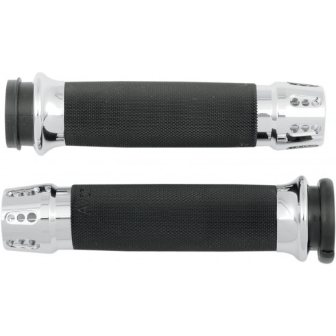 Ръкохватки custom contour gatlin chrome throttle-by-wire AVON GRIPS CC-85-CH-FL-GAT Ръкохватки custom contour gatlin chrome throttle-by-wire AVON GRIPS CC-85-CH-FL-GAT