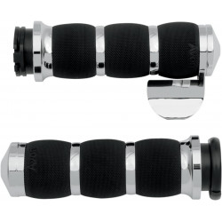 Ръкохватки air cushion chrome с throttle boss AVON GRIPS AIR-90-BOSS