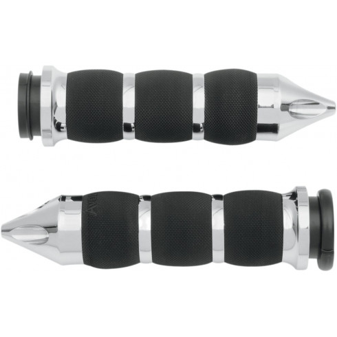 Ръкохватки air cushion spike throttle-by-wire chrome AVON GRIPS AIR-90-CH-FL-SP Ръкохватки air cushion spike throttle-by-wire chrome AVON GRIPS AIR-90-CH-FL-SP