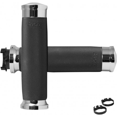 Ръкохватки custom contour chrome AVON GRIPS MT-CC-85-CH Ръкохватки custom contour chrome AVON GRIPS MT-CC-85-CH