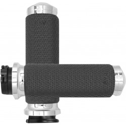 Ръкохватки memory foam round chrome large push pull AVON GRIPS MF-63B-CH