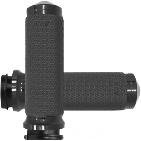 Грипове от мемори пяна кръгли черни средни THROTTLE-BY-WIRE AVON GRIPS MF-63A-ANO-FLY Грипове от мемори пяна кръгли черни средни THROTTLE-BY-WIRE AVON GRIPS MF-63A-ANO-FLY