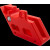 Водач за верига BET 125RR-250RR-350RR-450RR червен AXP RACING AX1603 thumb