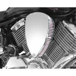 Комплект въздушен филтър big air smooth chrome BARON BA-2020-00 Комплект въздушен филтър big air smooth chrome BARON BA-2020-00