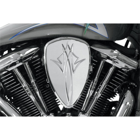Комплект въздушен филтър big air pinstripe chrome BARON BA-2070-13 Комплект въздушен филтър big air pinstripe chrome BARON BA-2070-13